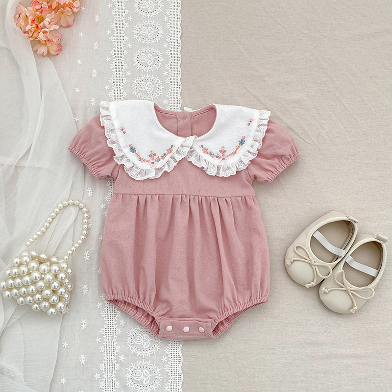 Baby Nursery Embroidery - 0-24 M Yenidoğan Bebek Kız Pembe