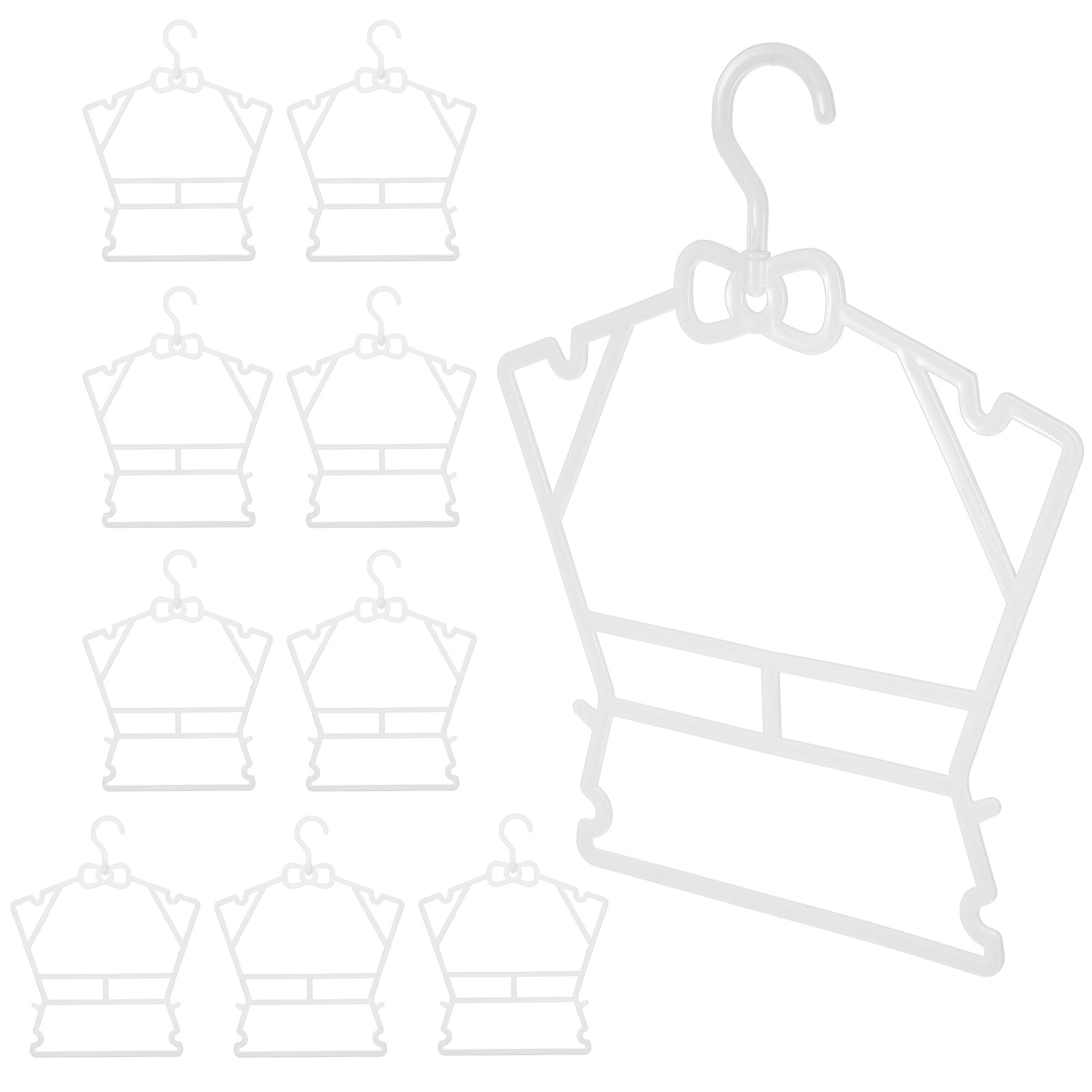 Baby Nursery Closet Organization - 10 Adet Küçük Boy Plastik Bebek