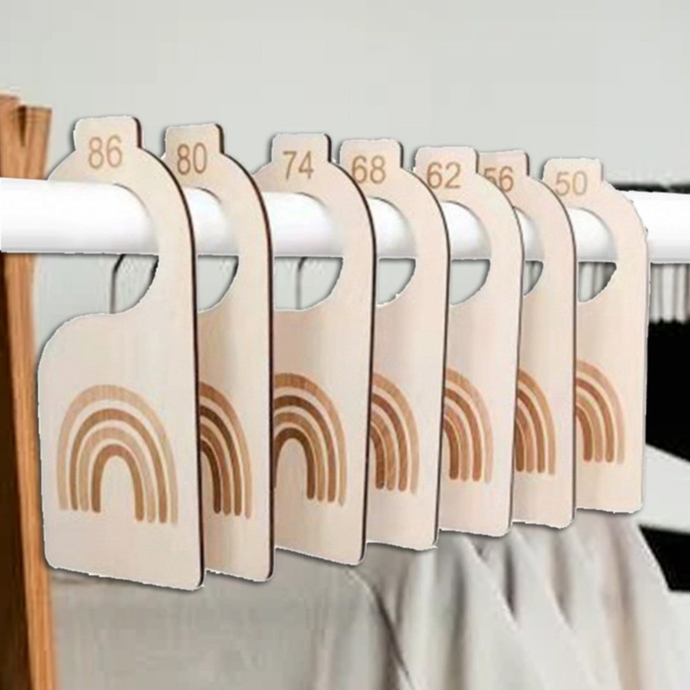 Baby Nursery Closet Organization - Bebek Gökkuşağı Dolap Bölücüler, Bebek Kıyafetleri