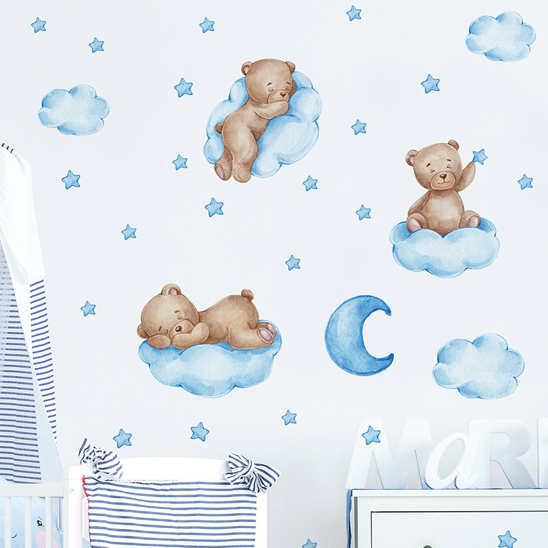 Baby Nursery Wallpaper Girl - Çocuk Odası Bebek Odası Dekorasyonu için
