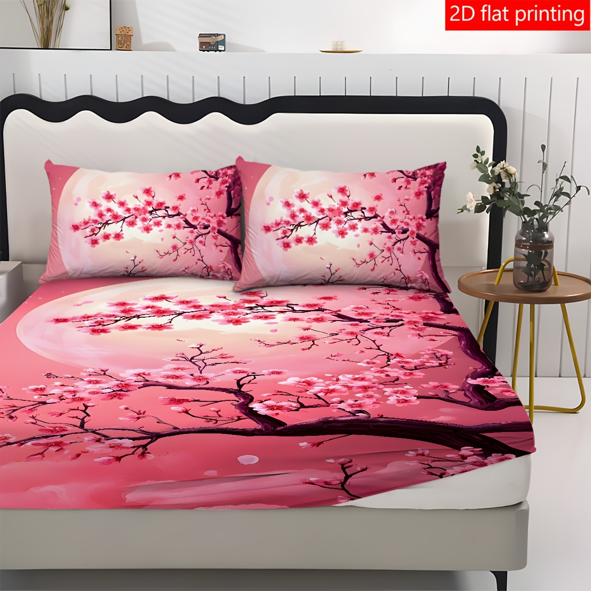 Pembe Ay Kiraz Çiçeği Desenli  - Baby Nursery Tree incelemesi ve fiyatı