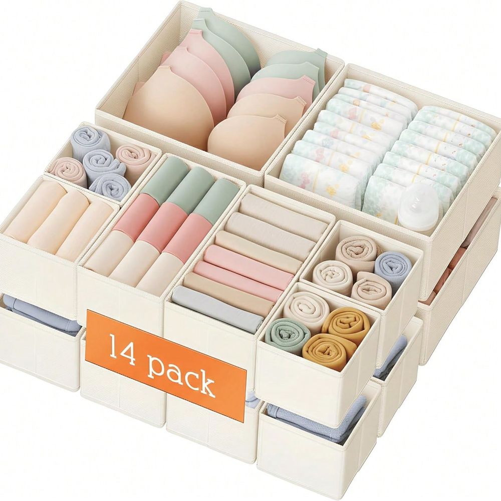 14 Parça Çekmece Düzenleyici,  - Baby Nursery Closet Organization incelemesi ve fiyatı