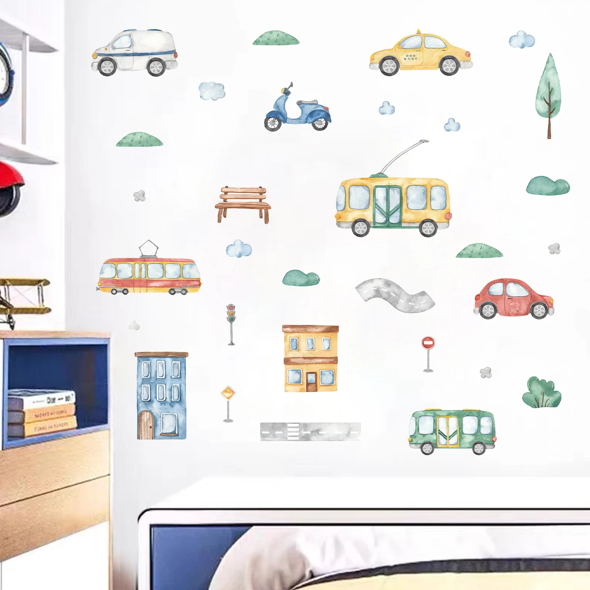 Karikatür Ağacı Otobüs Araba d - Baby Nursery Tree incelemesi ve fiyatı