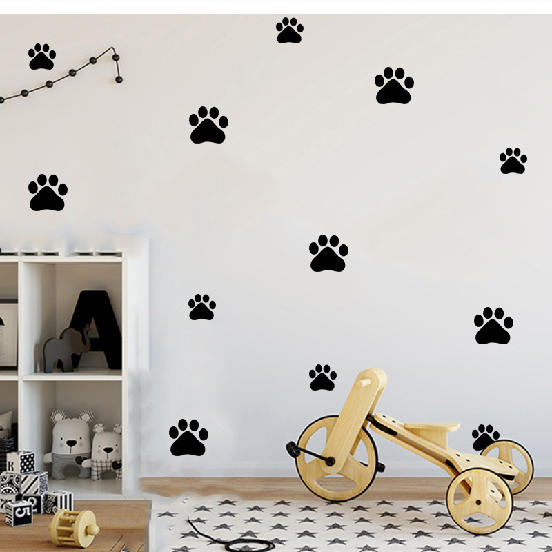 Karikatür köpek kedi yürüyüş p - Baby Nursery Wall Decals incelemesi ve fiyatı