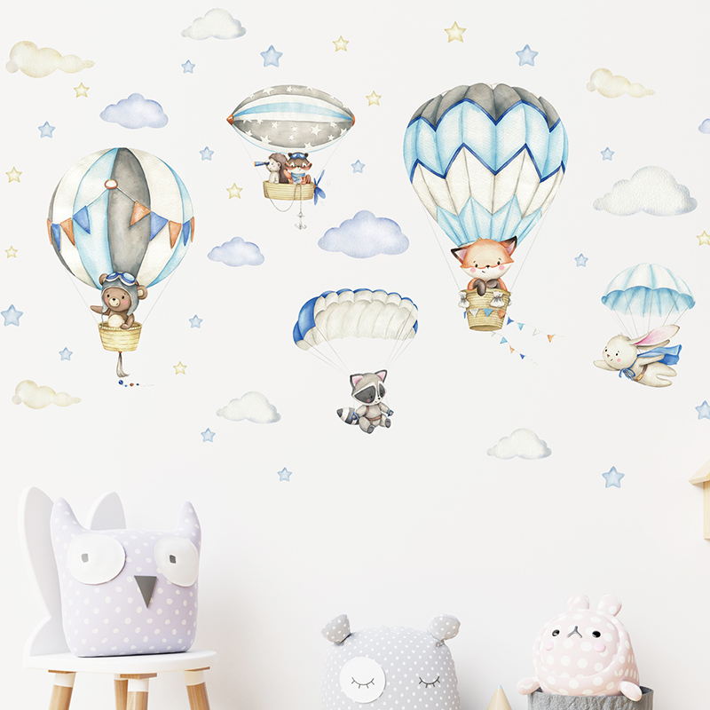 Karikatür Sevimli Hayvanlar Sı - Baby Nursery Wall Decals incelemesi ve fiyatı