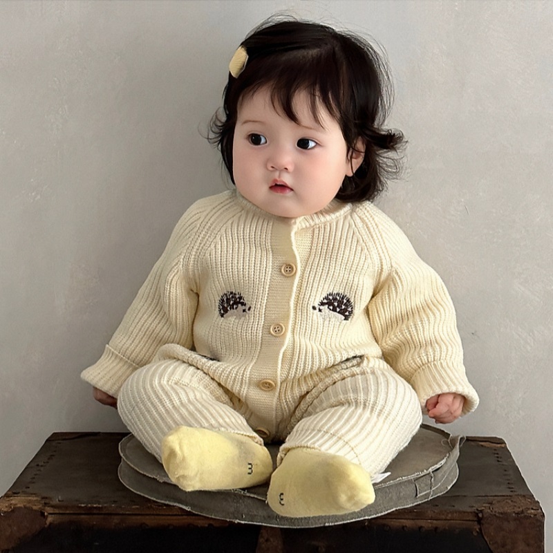 Kirpi Nakışlı Bebek Örme Tulum - Baby Nursery Embroidery incelemesi ve fiyatı