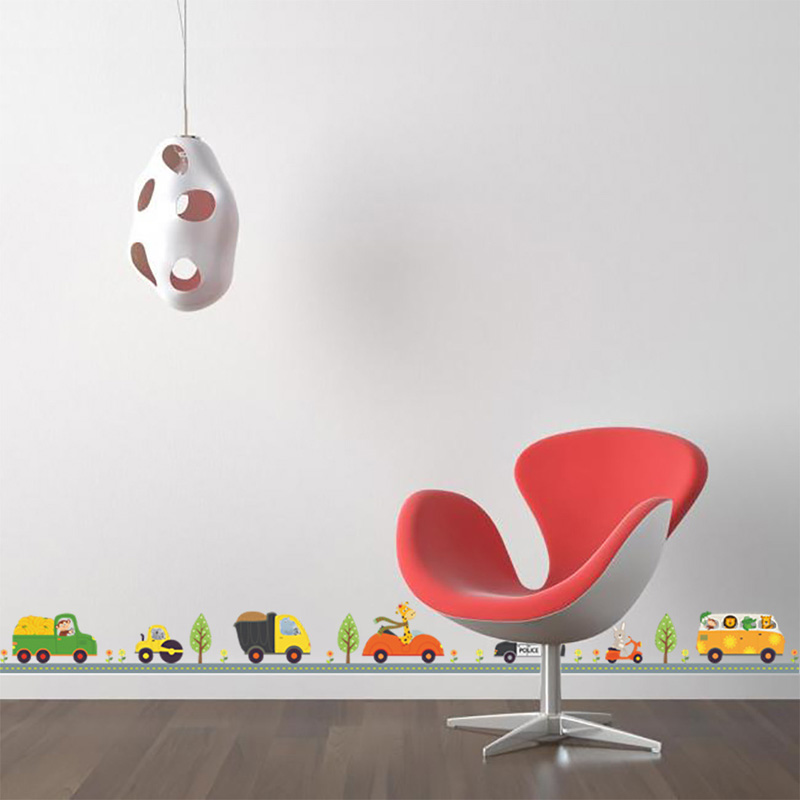 Karikatür Hayvanlar Araba duva - Baby Nursery Wall Decals incelemesi ve fiyatı