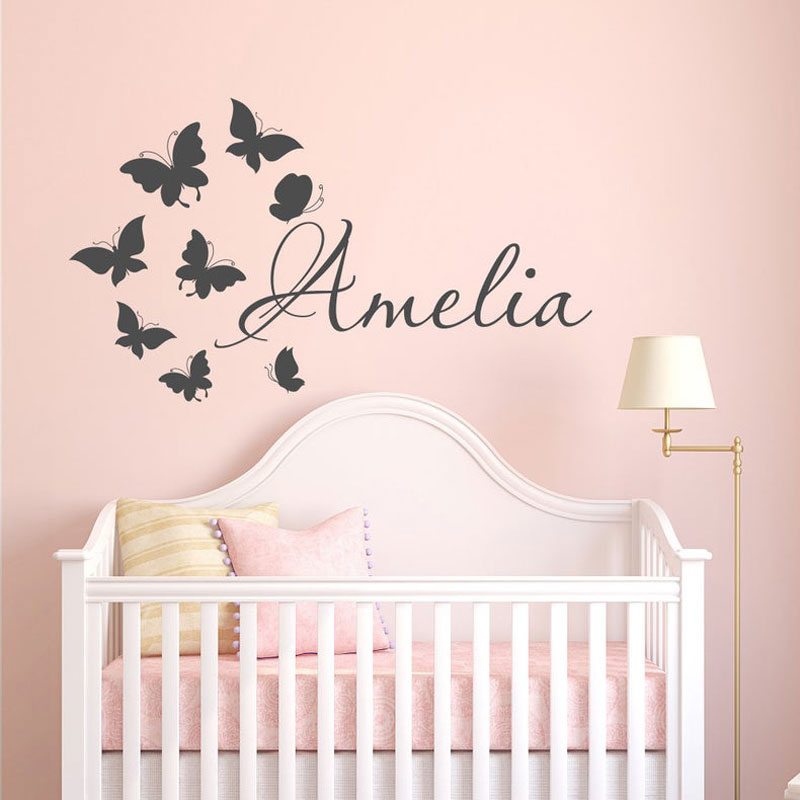 Kişiselleştirilmiş Kız Adı Kar - Baby Nursery Wallpaper Girl incelemesi ve fiyatı