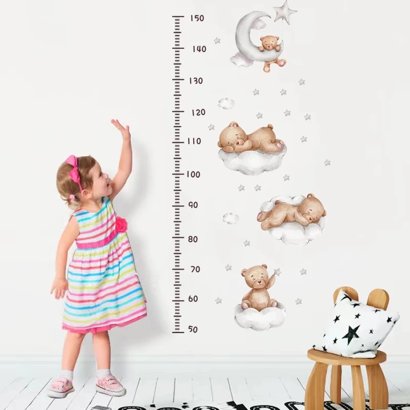 Kawaii Karikatür Ayı Duvar Çık - Baby Nursery Wallpaper Girl incelemesi ve fiyatı