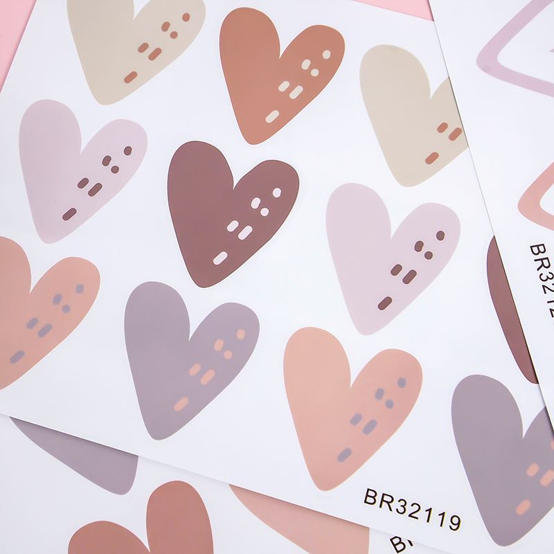 2 adet güzel kalpler Ins duvar - Baby Nursery Wallpaper Girl incelemesi ve fiyatı