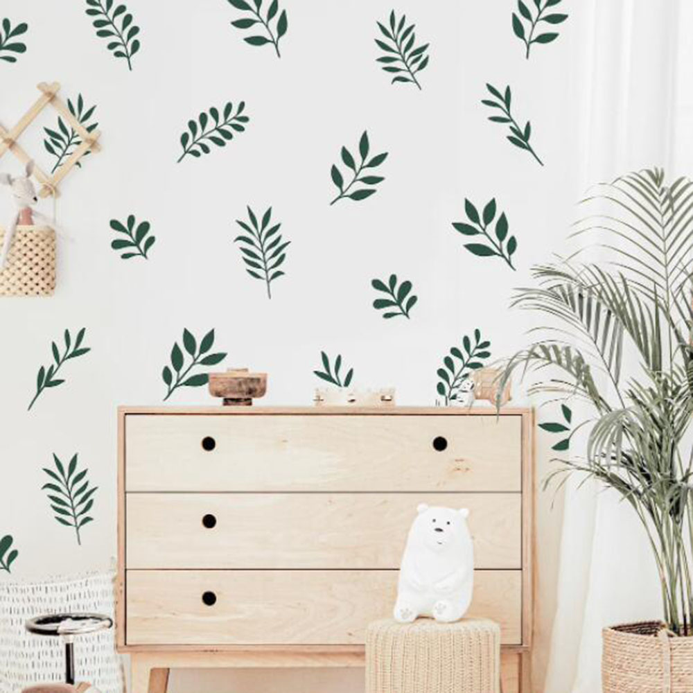 41 adet botanik yaprak duvar s - Baby Nursery Tree incelemesi ve fiyatı