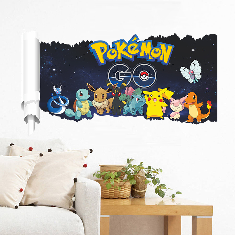Karikatür Pokémon Pikachu duva - Baby Nursery Wall Decals incelemesi ve fiyatı