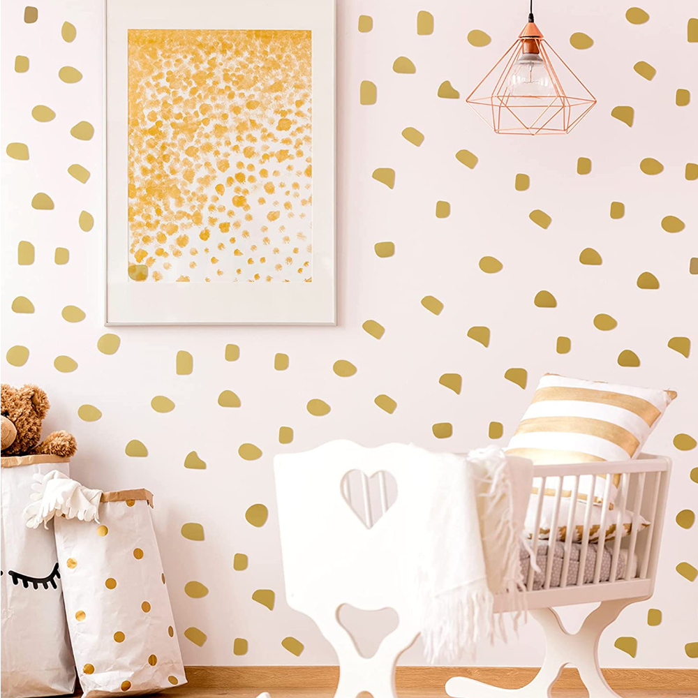 96 adet/takım sevimli düzensiz - Baby Nursery Wallpaper Girl incelemesi ve fiyatı