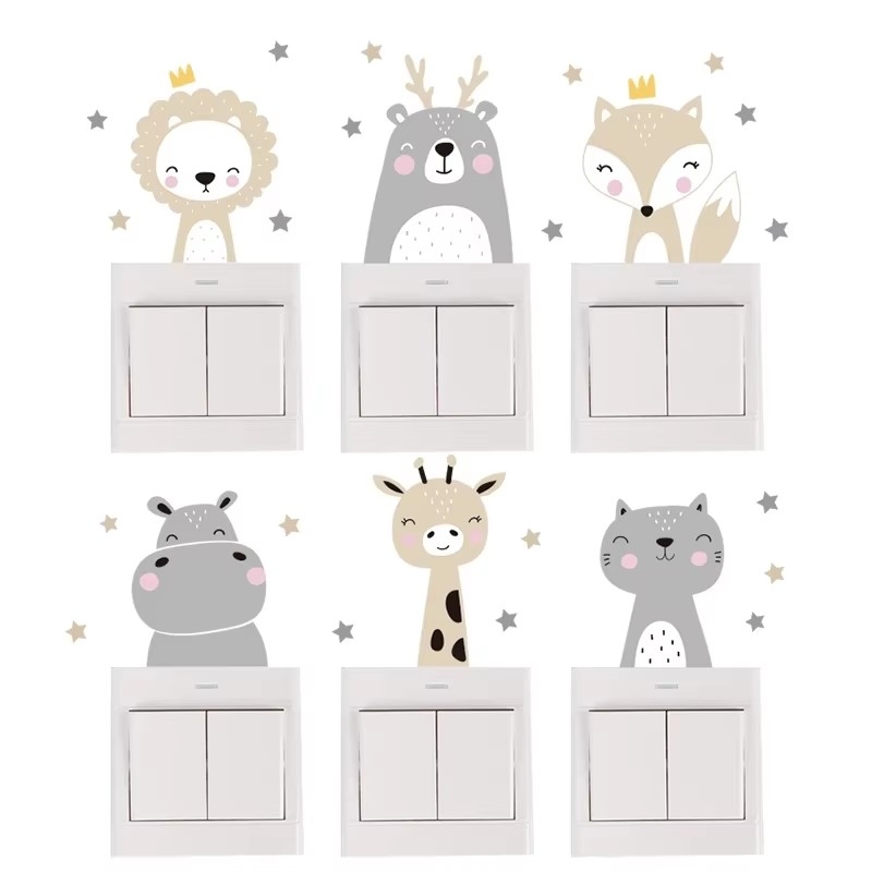 Sevimli Orman Hayvanları Duvar - Baby Nursery Wallpaper Girl incelemesi ve fiyatı