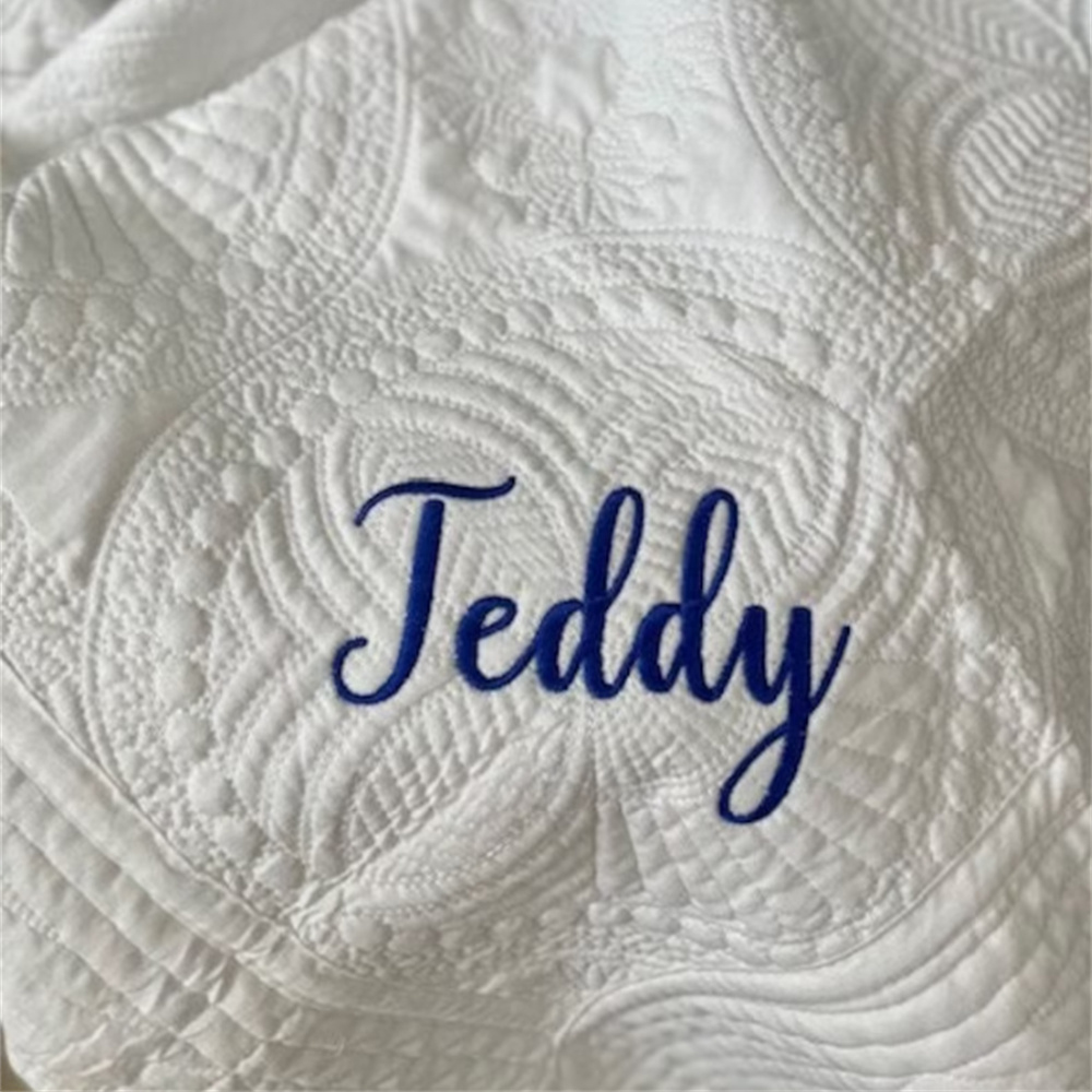 Işlemeli adı bebek kreş yorgan - Baby Boy Nursery Quilt incelemesi ve fiyatı