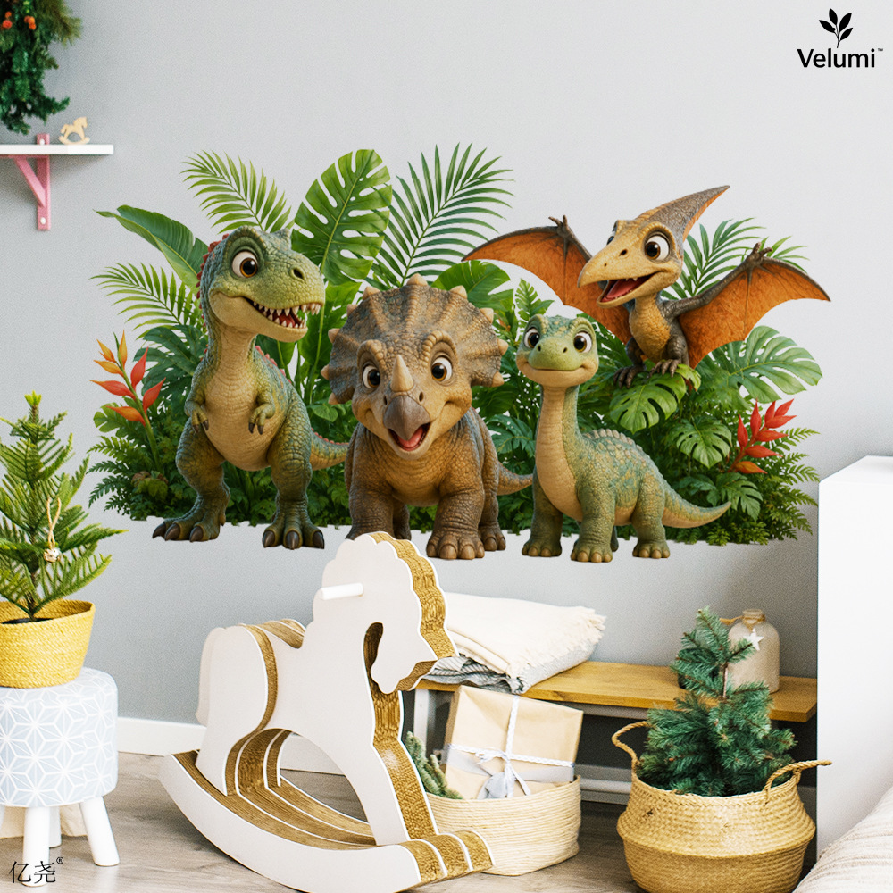 Sevimli 3D Dinozor Duvar Çıkar - Baby Nursery Wall Decals incelemesi ve fiyatı