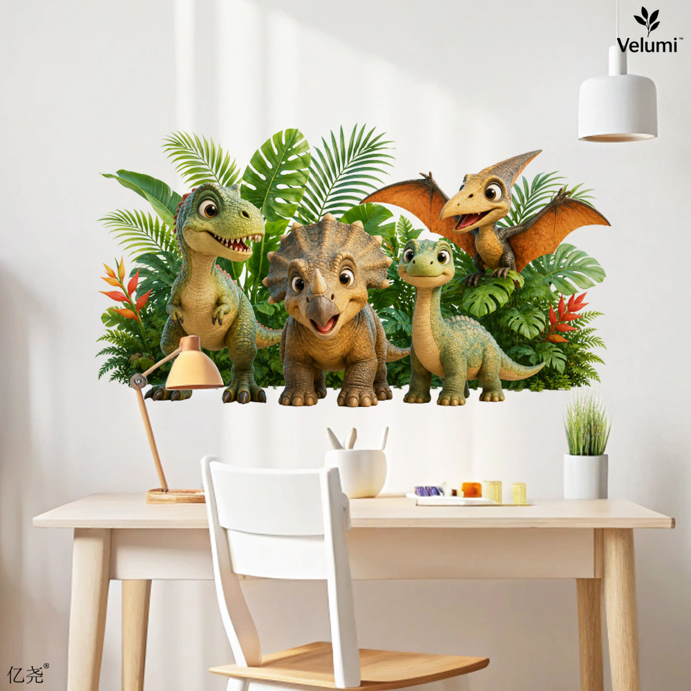 Sevimli 3D Dinozor Duvar Çıkar - Baby Nursery Wall Decals incelemesi ve fiyatı